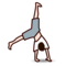 Person Cartwheeling - Light emoji on Emojidex